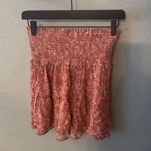 Floral Smocked Skirt